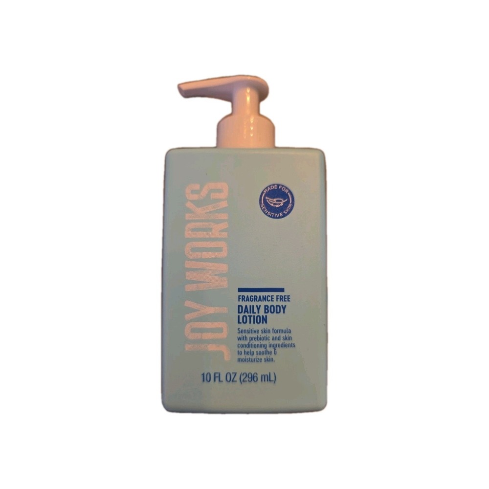 (Pack Of 3) Joy Works Sensitive Skin Daily Body Lotion Fragrance Free Prebiotic - Picture 2 of 4